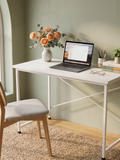 Minimalist Modern Study Table & Computer Desk – White